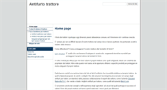 Desktop Screenshot of antifurtotrattore.com